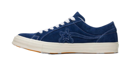 One Star Golf Le Fleur x One Star Converse Ox Mono Blue  vjsneaker.com