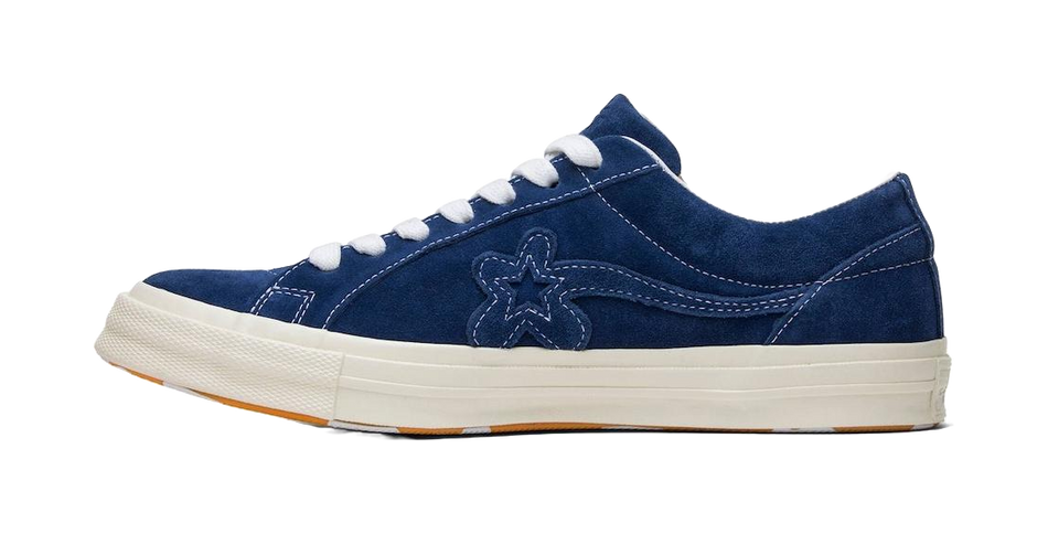 One Star Golf Le Fleur x One Star Converse Ox Mono Blue  vjsneaker.com