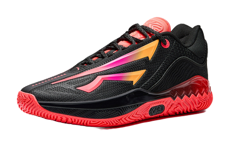 Anta KAI SPEED 2 Irving Pioneer 2 CNY Low top Basketball Shoes Mens Basic Black/Neon Red  vjsneaker.com