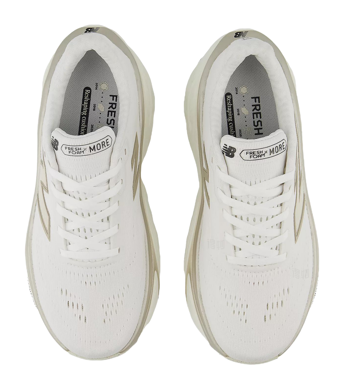 Fresh Foam X More v5 Wmns New Balance Sea Salt Light Gold Metallic Womens  vjsneaker.com