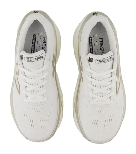 Fresh Foam X More v5 Wmns New Balance Sea Salt Light Gold Metallic Womens  vjsneaker.com