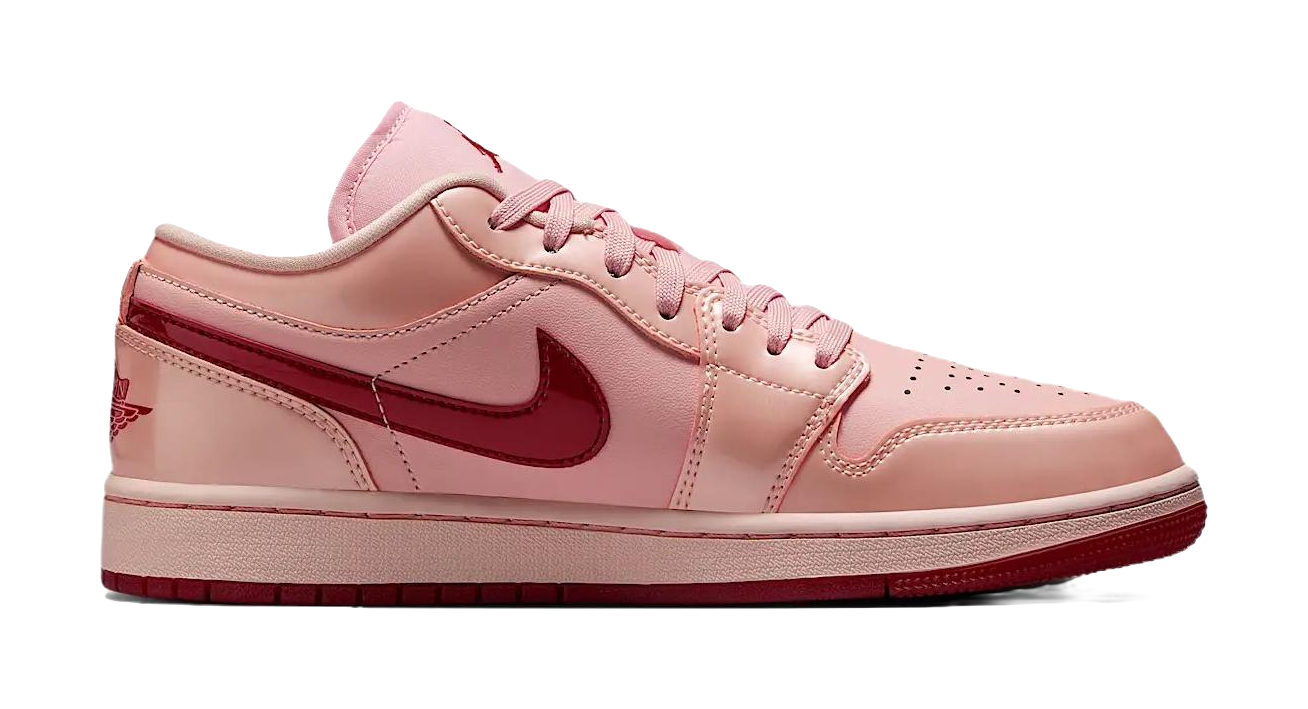 Jordan 1 Low Patent Valentines Day Womens  vjsneaker.com