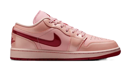 Jordan 1 Low Patent Valentines Day Womens  vjsneaker.com