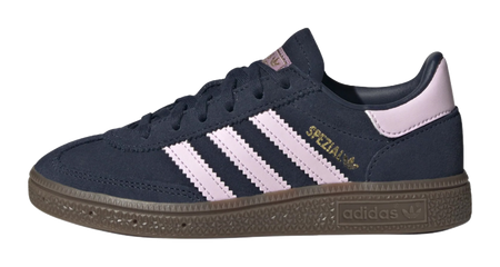 Adidas Originals HANDBALL SPEZIAL Low top Kids Skateboarding Shoes Midnight Indigo/Pink Children Aged 3 7 Years Old  VJSNEAKER