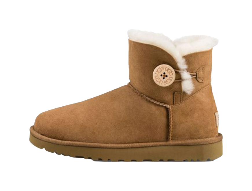 UGG Mini Bailey Button Ii Boot Fleece Lined Womens  VJSNEAKER
