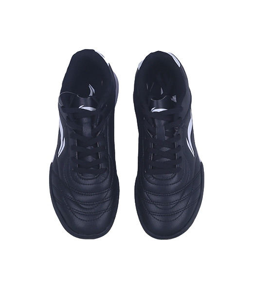 LiNing TF Broken Studs Slip-Resistant Cushioning Wear-Resistant Low-Top Soccer Shoes Black White Kids 