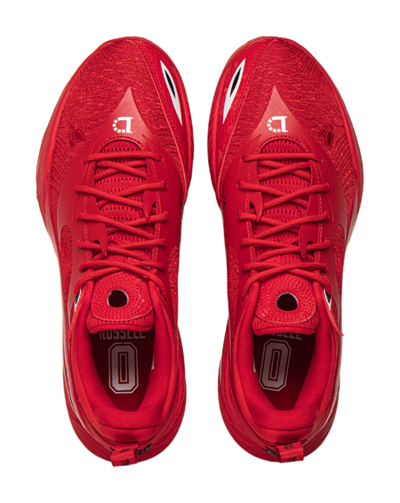 Li Ning DLO2 Low top Basketball Shoes Unisex Wealth Red