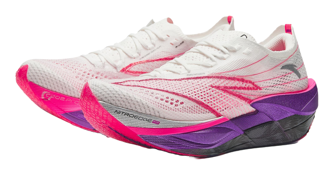 ANTA C202 6.0 PRO Running Shoes Men's Low top White Purple 