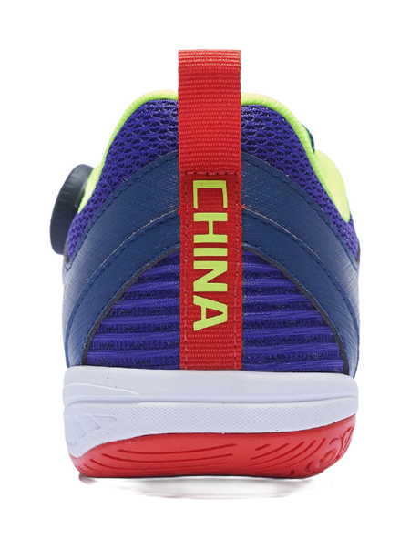 Li-Ning Mage ESS "Blue Purple Yellow" APTT001-5 - Table Tennis Shoe Unisex Blue Purple Yellow