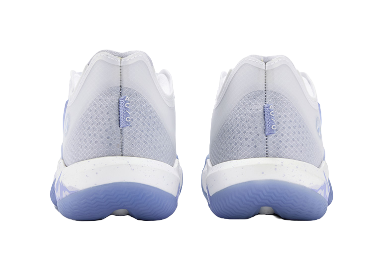 361 ° Racing 2Pro Snow Mountain Comfortable Practical Professional Training Shock Absorbent Wear resistant Anti slip Low cut Basketball Shoes Male and Female Same Iris Color  vjsneaker.com