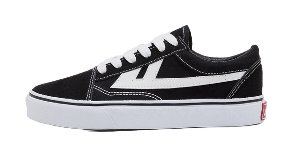 Warrior Slip Resistant, Abrasion Resistant, Breathable, Lightweight Low top Canvas Shoes Unisex Black White 