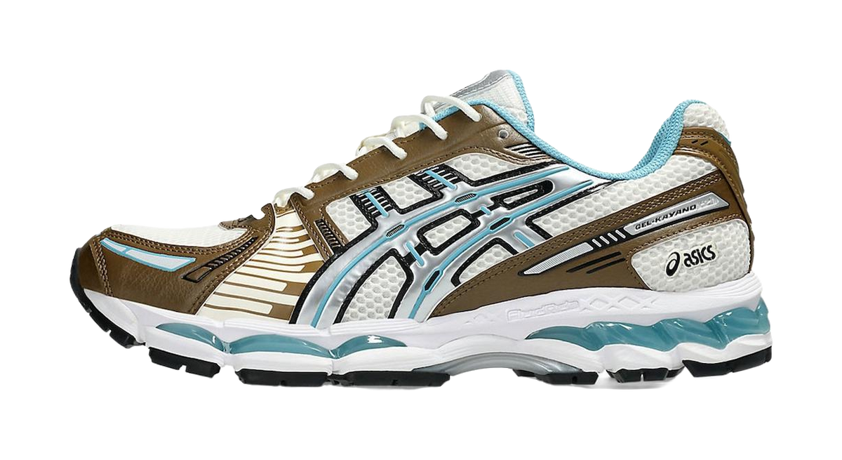 ASICS GEL Kayano 12.1 Abrasion Resistant Low top Running Shoes Unisex Blue Brown  vjsneaker.com