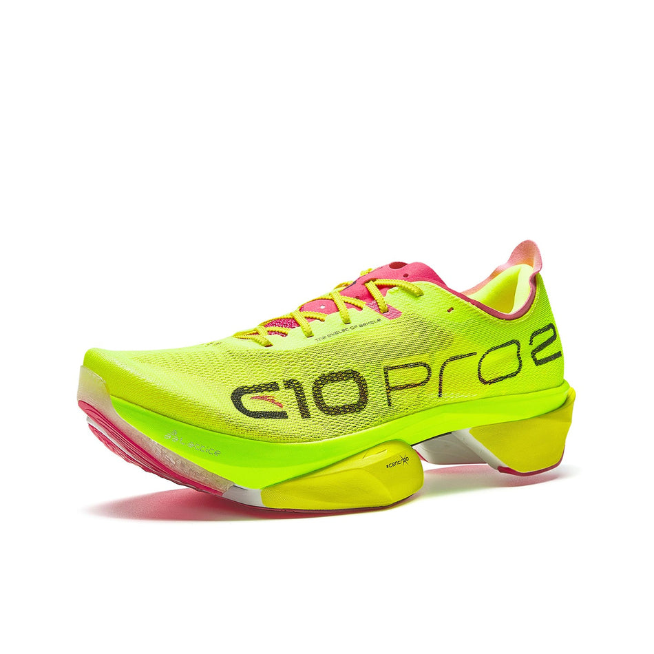 Anta C10 PRO 2.0 "Ignition Point" 112545574-2 - Running Shoes Green/Beet Red  vjsneaker.com