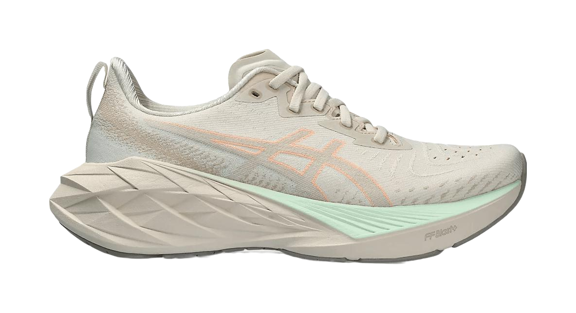 ASICS Novablast 4 Oatmeal Moonrock Womens  vjsneaker.com