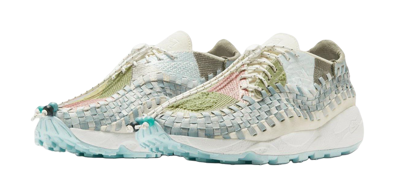 Nike Air Footscape Slip Resistant Abrasion Resistant Low top Casual Shoes Womens White  vjsneaker.com