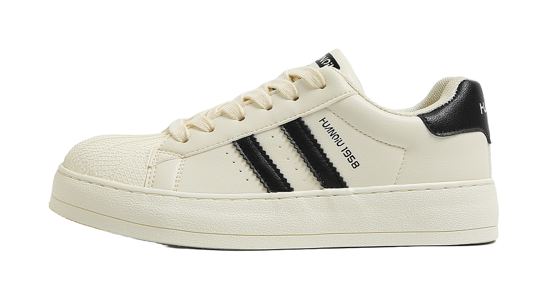 HUANQIU Abrasion Resistant, Lightweight, And Breathable Low top Skateboard Shoes Women's 