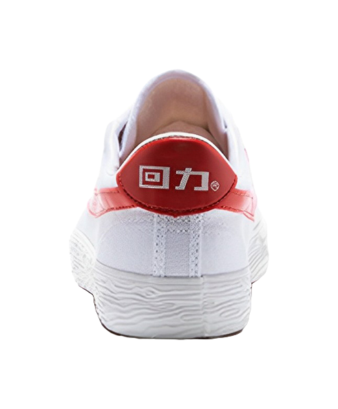 WARRIOR Canvas Shoes Unisex Low top White Red 