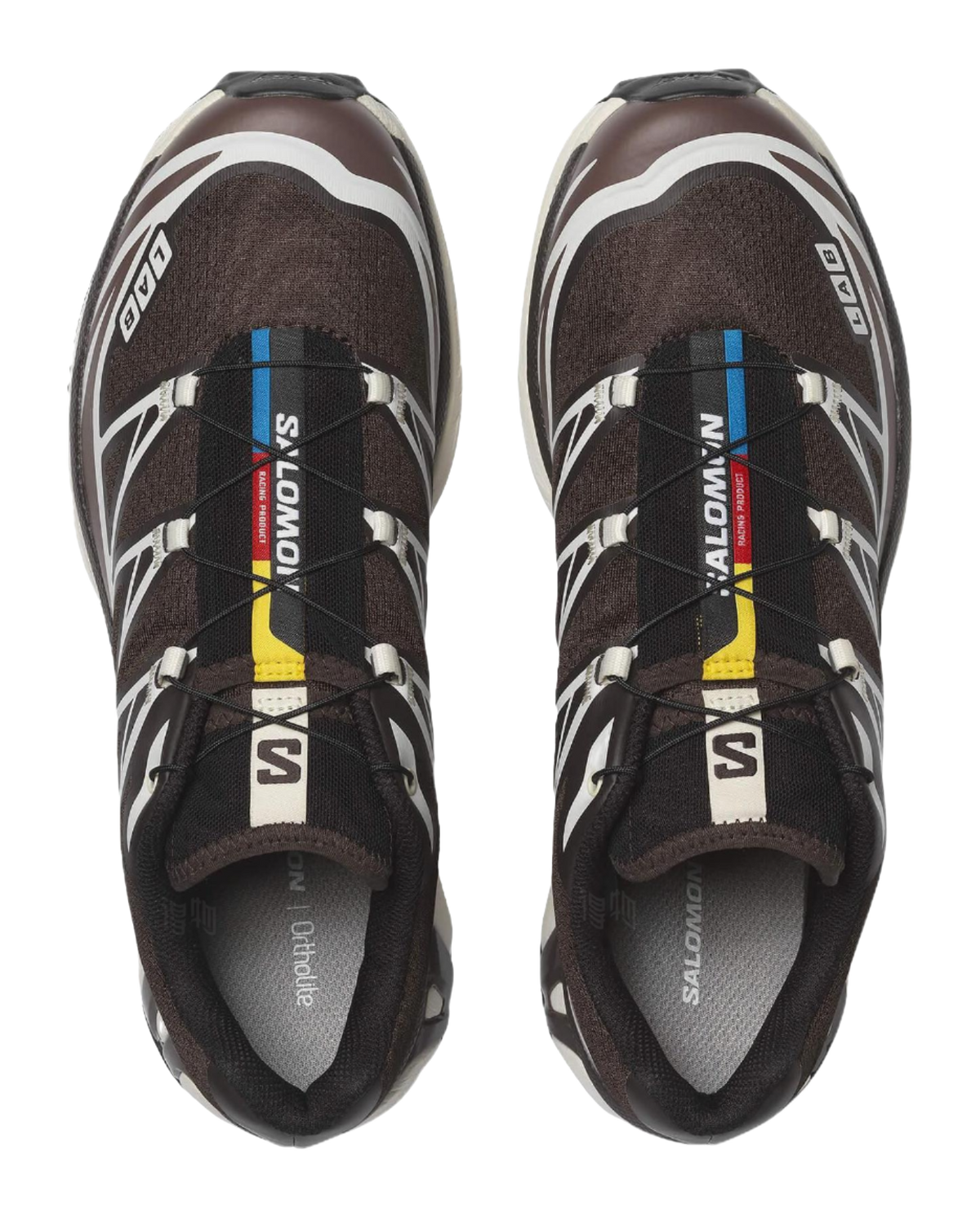 SALOMON XT 6 Cushioning Coverage Support Lightweight Running Shoes Mens Coffee Brown  vjsneaker.com