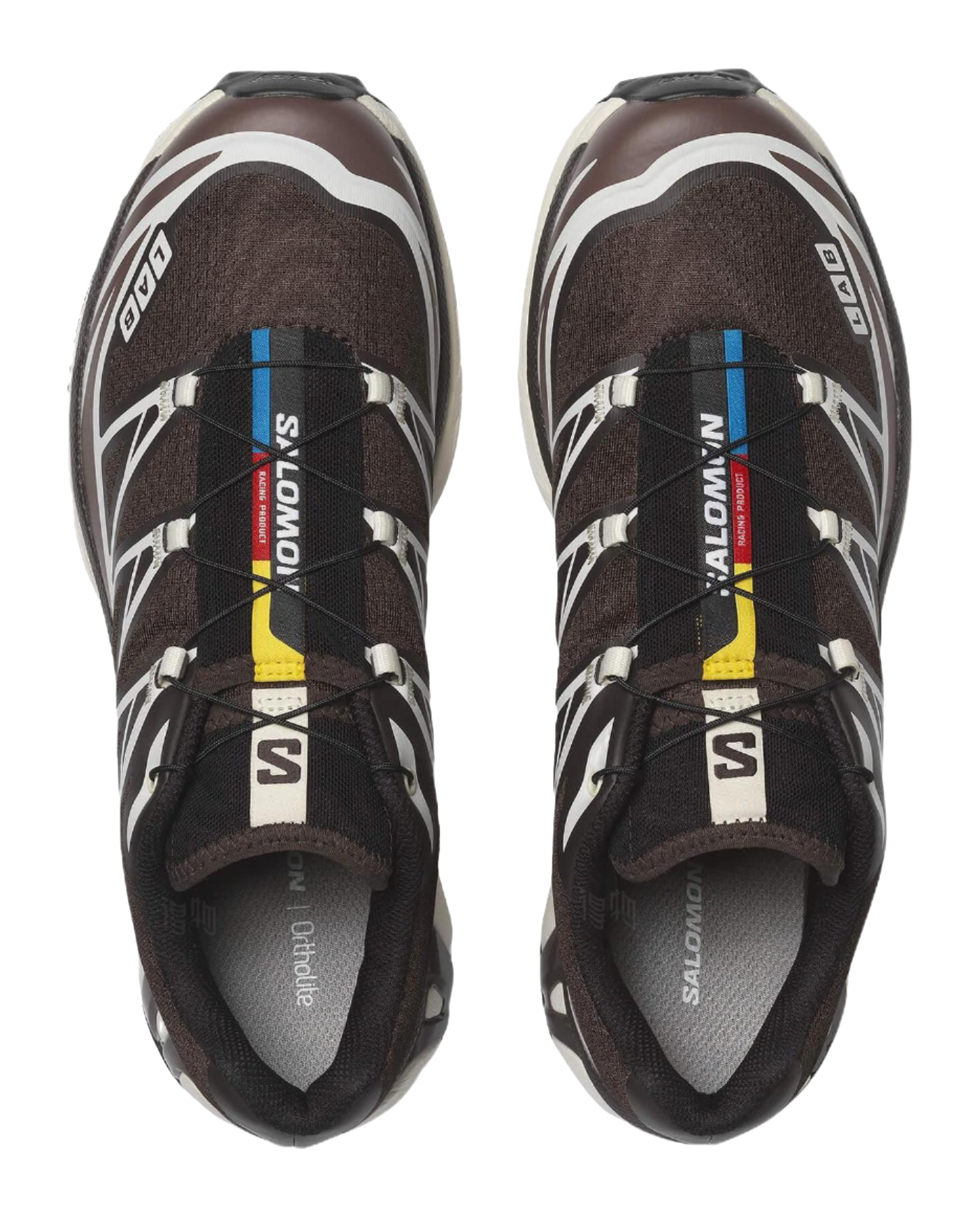 SALOMON XT 6 Cushioning Coverage Support Lightweight Running Shoes Mens Coffee Brown  vjsneaker.com