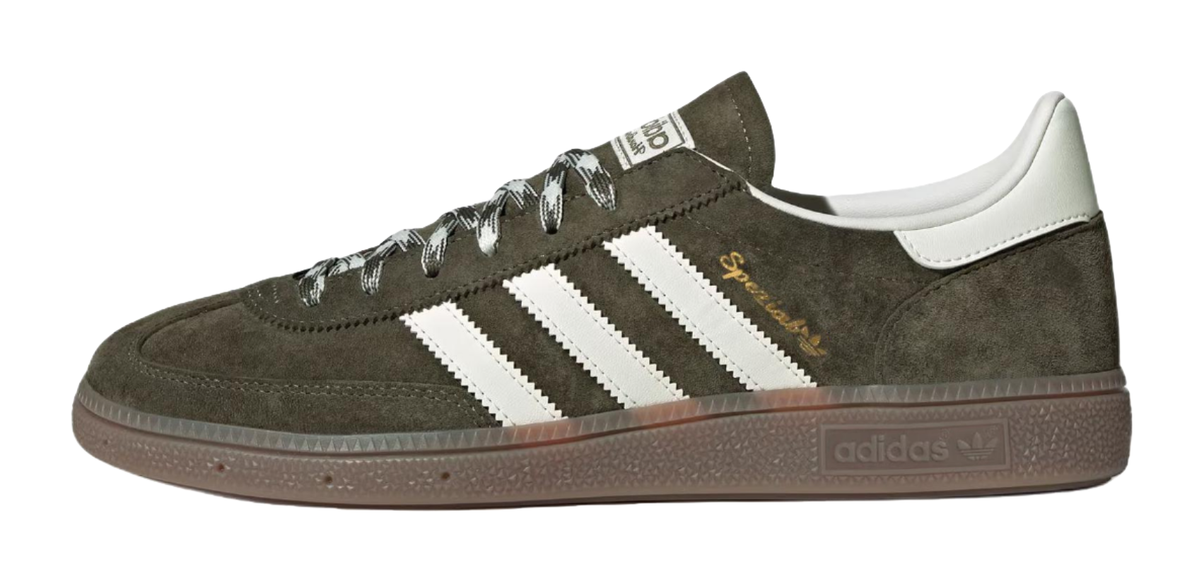 Adidas Originals HANDBALL SPEZIAL Low top German Army Trainers Unisex Olive Green  vjsneaker.com
