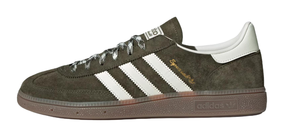 Adidas Originals HANDBALL SPEZIAL Low top German Army Trainers Unisex Olive Green  vjsneaker.com