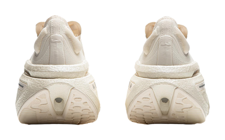 Li Ning Shadow 3.0 Cushioning Abrasion Resistant Breathable Rebound Low top Running Shoes Unisex Ecru  VJsneaker