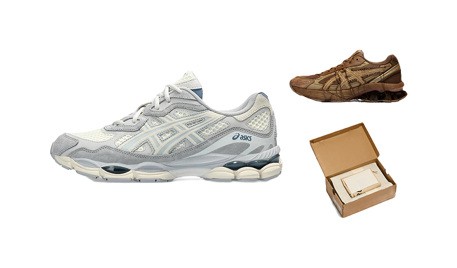 ASICS Gel NYC Ivory Mid Grey  vjsneaker.com