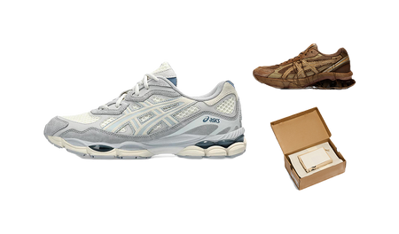 ASICS Gel NYC Ivory Mid Grey  vjsneaker.com