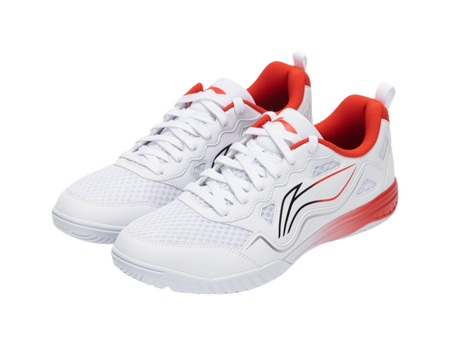 Li-Ning Eagle Eye 3.0 ESS "Bai Yan Chi Ying" APPV011-6 - Table Tennis Shoe Unisex White Red