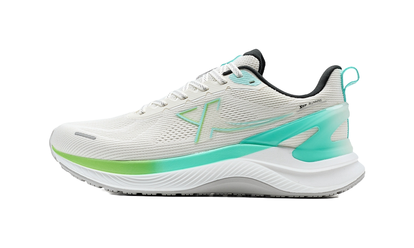 XTEP Stride ET Anti-Slip And Wear-Resistant Rebound Training Running Shoes Men's Gray Cyan 