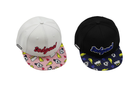 SLEEPAYWALK White Cloud Little Lightning Embroidery American Flat Edge Hip Hop Hat Cute Cartoon Student Sunshade Fashion Versatile Face Showing Cotton Baseball Hat Male Female Same Style Couple's Style  VJSNEAKER