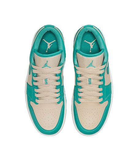 Air Jordan 1 Low Tropical Teal Sandy Beige Womens  vjsneaker.com