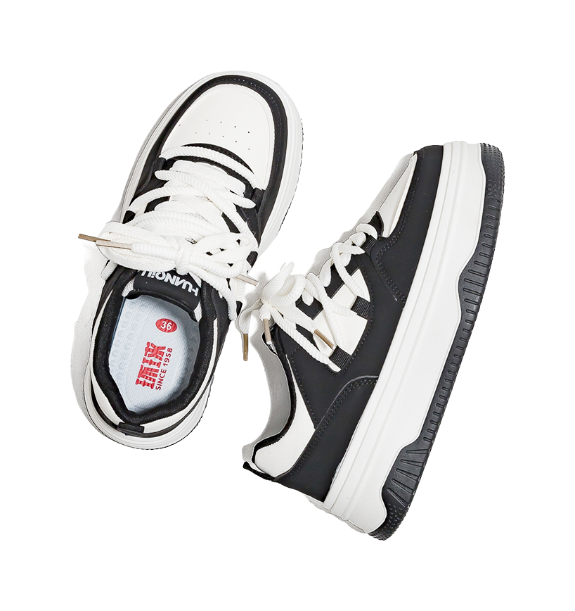 HUANQIU Anti Slip And Wear Resistant Lightweight Low Top Skateboard Shoes Women's 