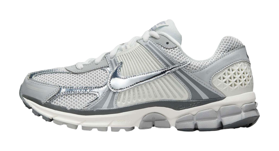 Nike Vomero 5 Breathable Support Casual Running Shoes Unisex White Silver Gray  vjsneaker.com