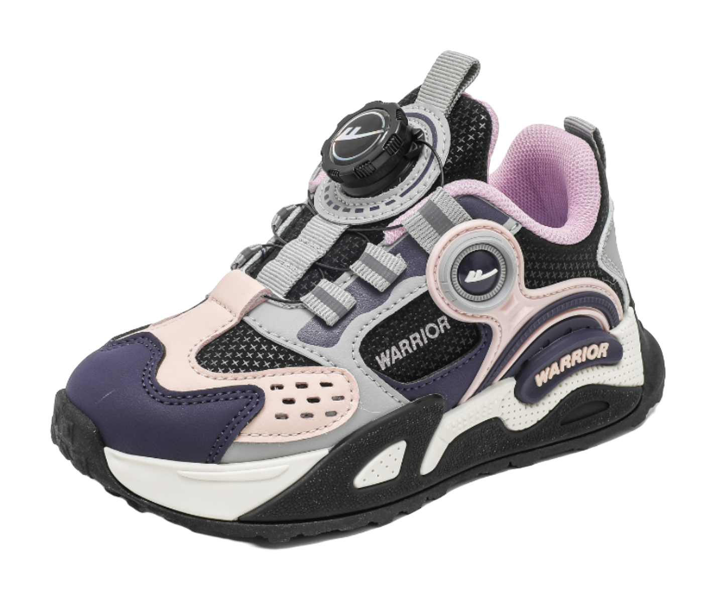 Warrior Warrior Boys' Sports Shoes Synthetic Leather Comfortable, Versatile, Lightweight, Shock Absorbed, Low cut Girls' Casual Shoes for Children  VJSNEAKER