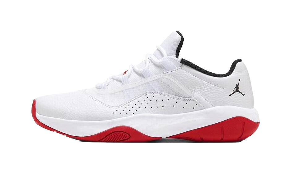 Jordan 11 CMFT Low White Varsity Red  vjsneaker.com