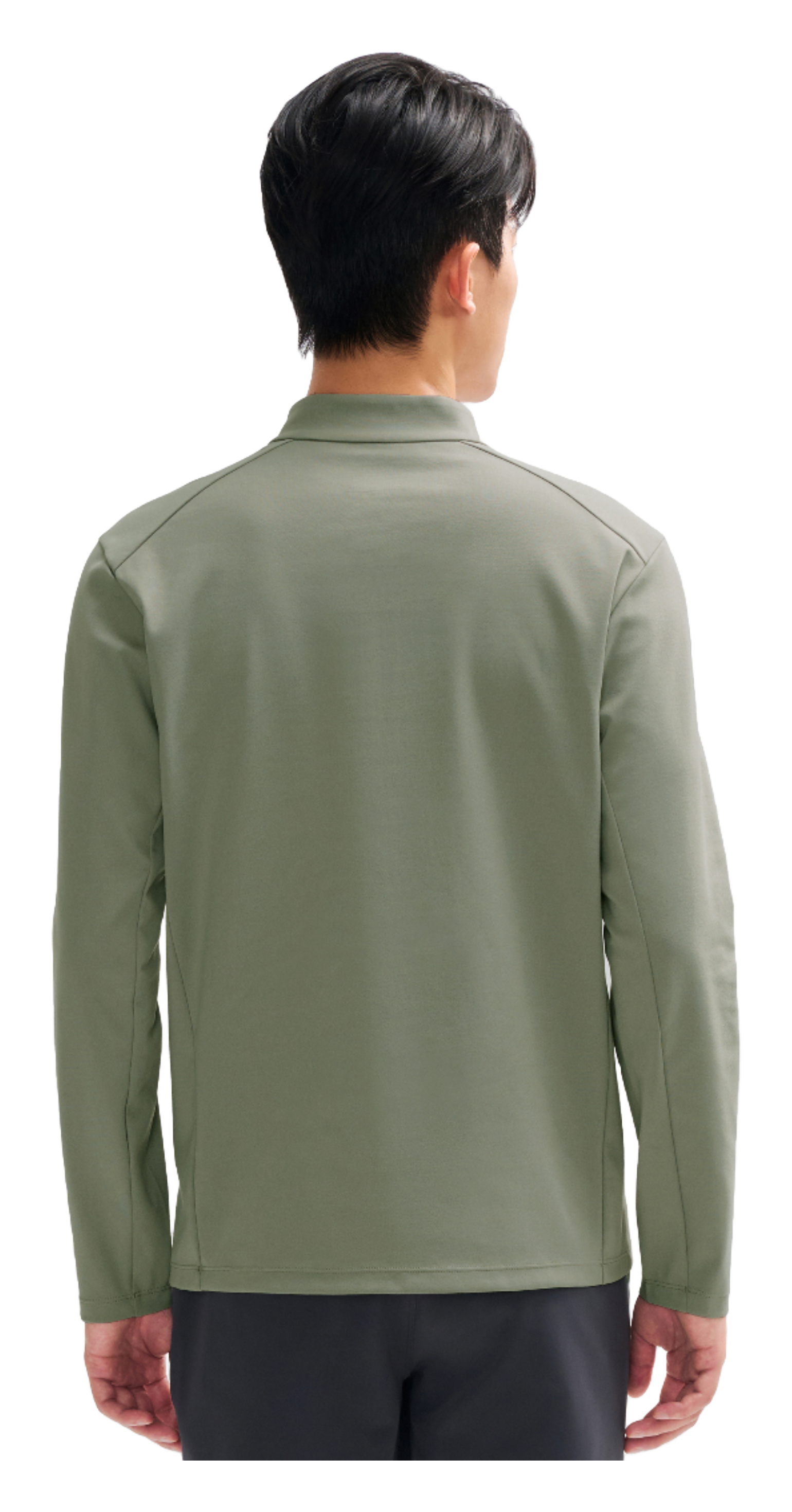 Boxi and PELLIOT outdoor long sleeved Polygiene antibacterial sports elastic top, casual, comfortable, skin friendly, warm, semi high neck sweatshirt, base T-shirt for men  vjsneaker.com