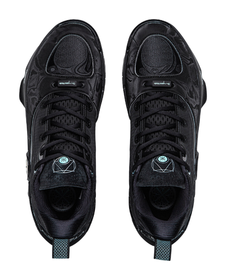 LiNing WOW12 Cushioning Slip Resistant Abrasion Resistant Breathable Rebound Grip Low top Basketball Shoes Mens Black  VJSNEAKER