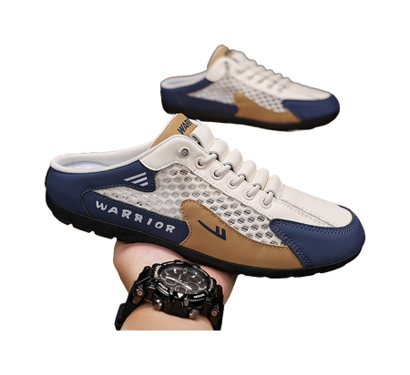 Warrior Quick Dry Quiet Closed Toe Slippers Mens  vjsneaker.com