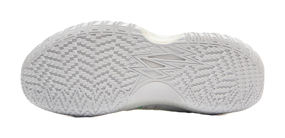 LiNing Jie Ao 2 Cushioning Anti-Slip And Wear-Resistant Rebound Low-Top Outdoor Basketball Shoes Mens White Green  VJSNEAKER