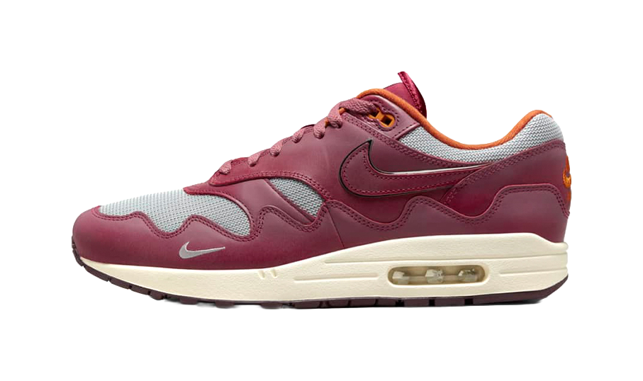 Nike Air Max 1 Patta Waves Rush Maroon Without Bracelet  vjsneaker.com
