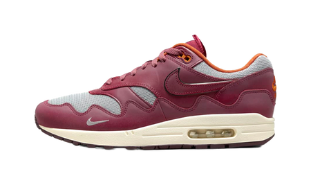 Nike Air Max 1 Patta Waves Rush Maroon Without Bracelet  vjsneaker.com