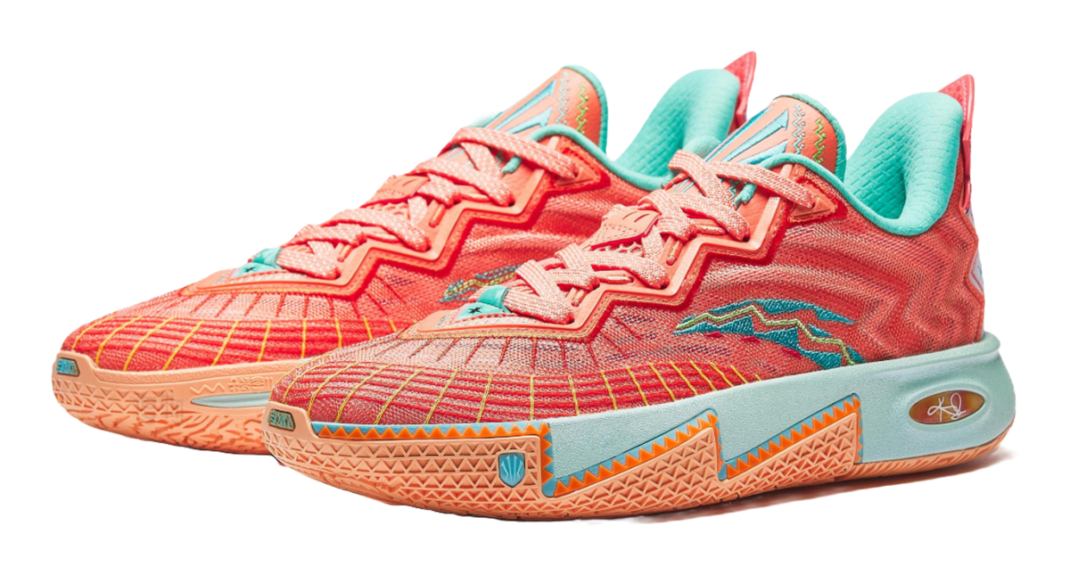 Anta KAI 2 "Sun" 112531111S-6 - Kyrie Irving Basketball Shoe Unisex Orange Blue