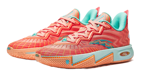 Anta KAI 2 "Sun" 112531111S-6 - Kyrie Irving Basketball Shoe Unisex Orange Blue