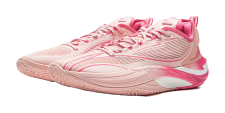 LiNing Cushioning, Slip Resistant, Abrasion Resistant, Rebound Grip Low Top Basketball Shoes Mens Frosting Pink  VJSNEAKER