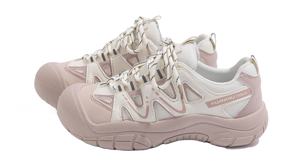 HUANQIU Breathable Coverage, Lightweight, Height Increasing Low top Chunky Sneakers Unisex 