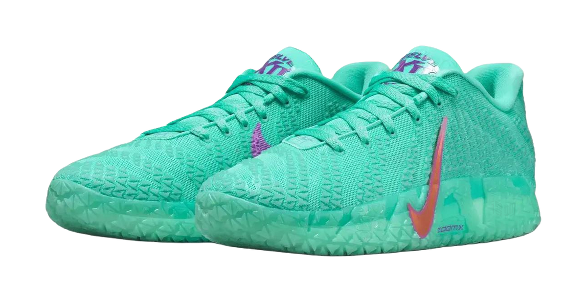 Nike Ja Morant 3 Rebound Grip Basketball Shoes Mens Turquoises Green  vjsneaker.com