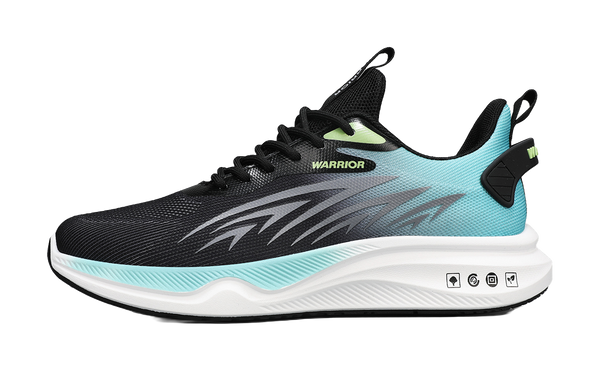 Warrior Abrasion Resistant, Breathable, Lightweight Low top Casual Running Shoes Men's Black Moon 