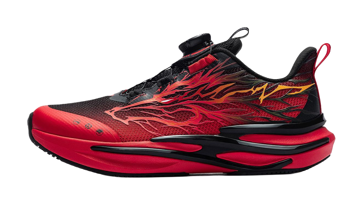 ANTA Children's Red Flame Comfortable Technology Trendy Low cut Running Shoes for Men and Women  VJSNEAKER