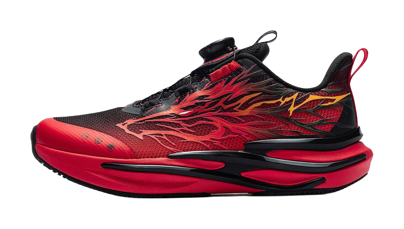 ANTA Children's Red Flame Comfortable Technology Trendy Low cut Running Shoes for Men and Women  VJSNEAKER